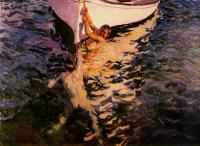 Joaquin Sorolla y Bastida - El bote blanco (The White Boat)